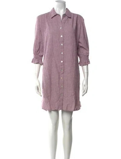 Pre-owned Finley Mini Dress In Purple