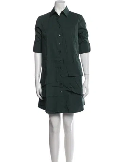 Pre-owned Finley Mini Dress W/ Tags In Green