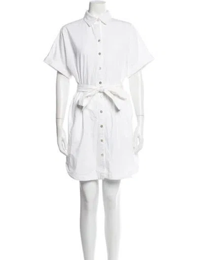 Pre-owned Finley Mini Dress In White