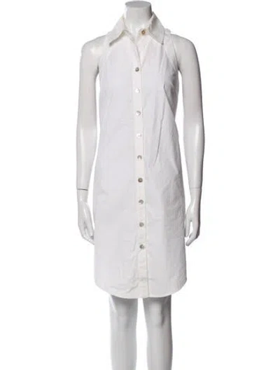 Pre-owned Finley Mini Dress In White