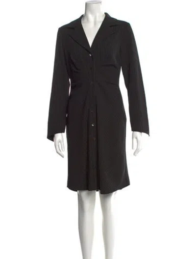 Pre-owned Finley Silk Knee-length Dress W/ Tags In Black