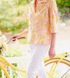 Finley Sunshine Scroll Swing Top In Orange In Orange