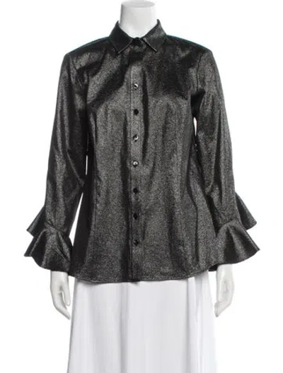 Pre-owned Finley Top In Gray