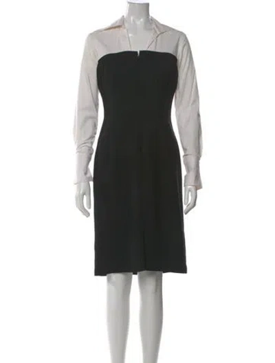 Pre-owned Finley Vintage Knee-length Dress In Black