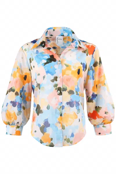 Finley Women's Cora Shirt In Wildflower Print In Multi