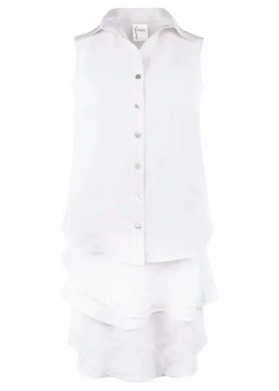 Finley Women's Jasmin Linen Dress In White