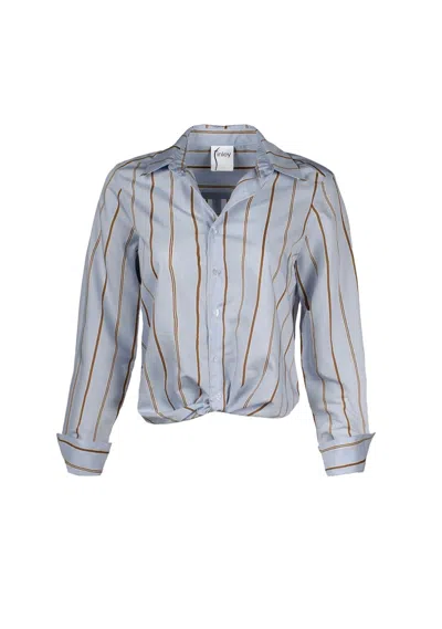 Finley Women's Moxie Shirt In Menswear Stripe In Multi