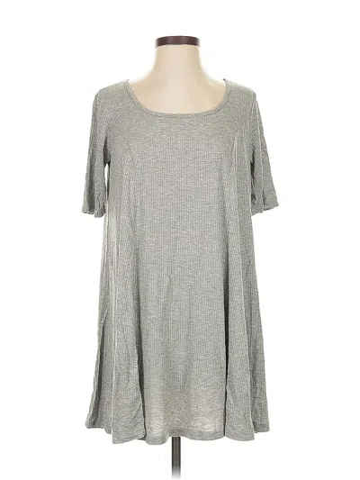 Pre-owned Finn & Clover Casual Dress In Gray