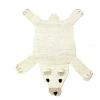 Finn & Emma Finn + Emma Organic Wool Play Mat + Nursery Rug | Polar Bear In White