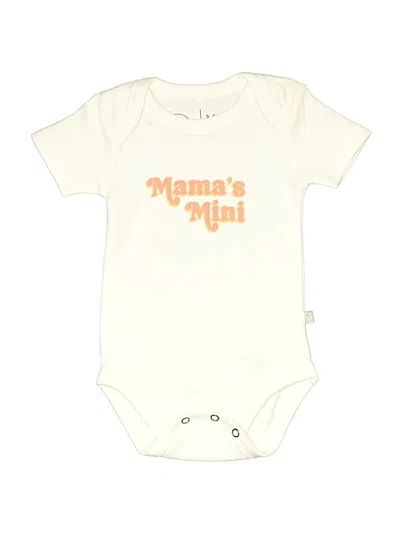 Pre-owned Finn & Emma Babies' Short Sleeve Onesie In White