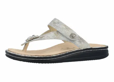 Finn Comfort Alexandria Soft Footbed In Berna Stone In Gray