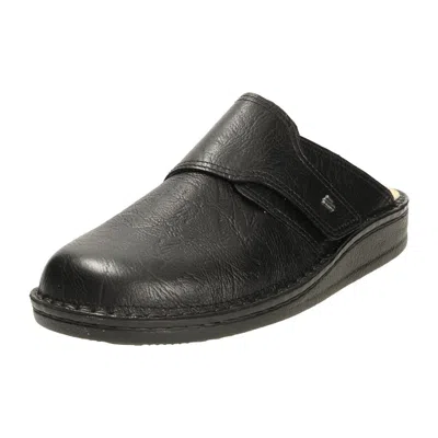 Pre-owned Finn Comfort Amalfi Men's Comfort Clogs, Durable And Stylish, Black
