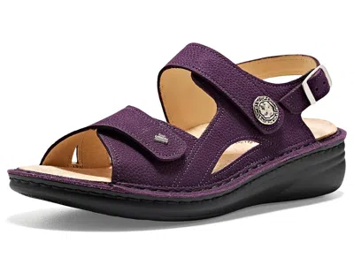 Finn Comfort Barbuda Olive Streetnubuk Women's Shoes Violett Streetnubuk: Eu 42 (us Women's 11.5-12) Medium, Leat In Purple