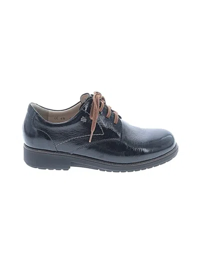 Pre-owned Finn Comfort Flats In Black