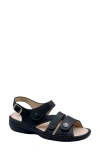 Finn Comfort Gomera-s Sandal In Black/black
