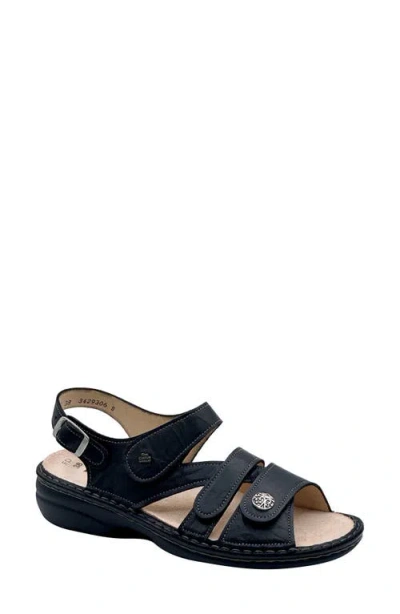 Finn Comfort Gomera-s Sandal In Black/black