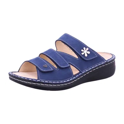 Pre-owned Finn Comfort Grenada Women's Comfort Sandals, Stylish Blue