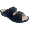 Finn Comfort Jamaika Slide Sandal In Black Delizia