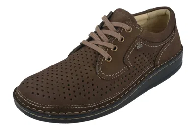 Finn Comfort Men's Baden Lace-up Shoes In Kaffee Nubukvienna In Multi