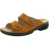 Finn Comfort Mens Adjustable Suede Slide Sandals