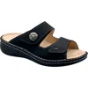 Finn Comfort Moorea Slide Sandal In Black