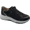 Finn Comfort Piccadilly Sneaker In Black