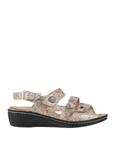 Finn Comfort Woman Sandals Blush Size 8 Leather In Pink