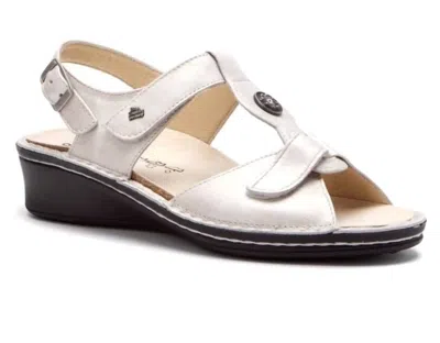Finn Comfort Women's Adana Sandals In Silver In Neutral
