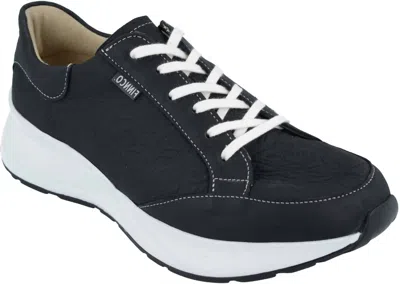 Finn Comfort Women's Caseres Sneaker In Black/schwarz Sirio/doma