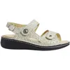 Finn Comfort Women's Finn Mellow Champagne Garden Leather Sandals In Multi In Multi