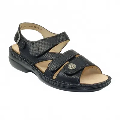 Finn Comfort Women's Gomera-s Open Toe Sandals In Nero Hardy In Black