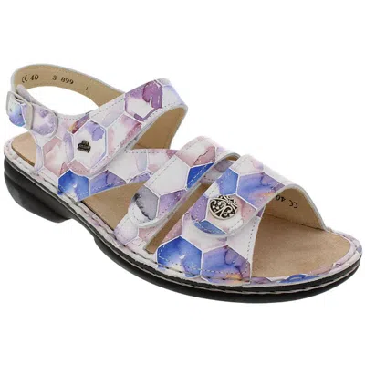 Finn Comfort Women's Gomera Sandals - Medium In Berry Panal In Multi