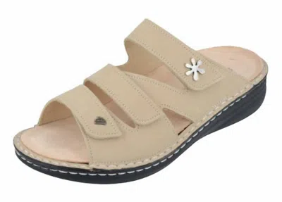 Finn Comfort Women's Grenada Sandal In Ivory Nubuk Ss23 In Neutral