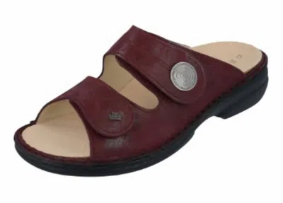 Finn Comfort Women's Sansibar Open Toe Sandals In Bordo Luna Fw21 In Burgundy