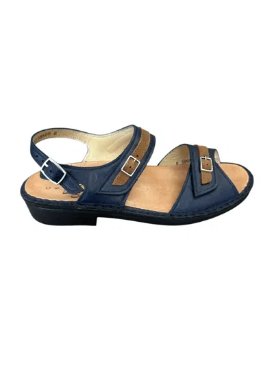 Finn Comfort Women's Sasso Sandal In Mozart/ozean In Multi