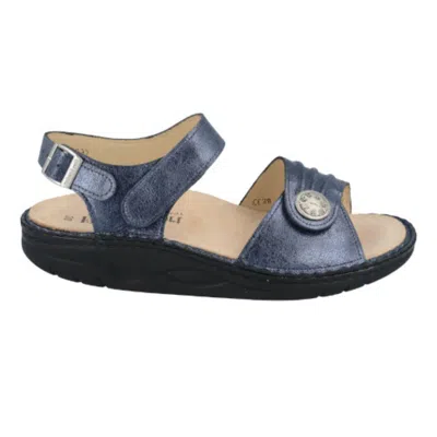Finn Comfort Women's Sausalito Sandal In Jeans Berna In Blue