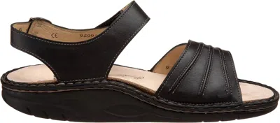 Finn Comfort Women's Sausalito Sandal In Schwarz Arabesque In Multi