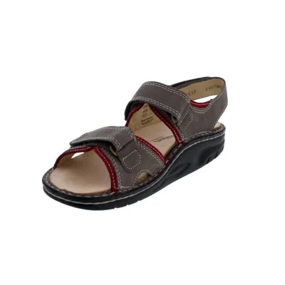 Finn Comfort Women's Yuma Soft Sandals In Grey Sandia In Multi