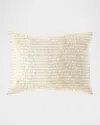 Fino Lino Linen & Lace Twilight Gold Standard Sham In Gold