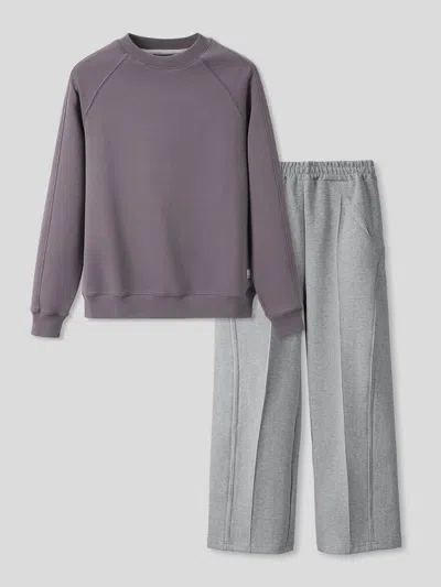 Fioboc Cozyspacer Essential Sweatshirt And Wide Leg Pants Set