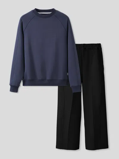 Fioboc Cozyspacer Essential Sweatshirt And Wide Leg Pants Set