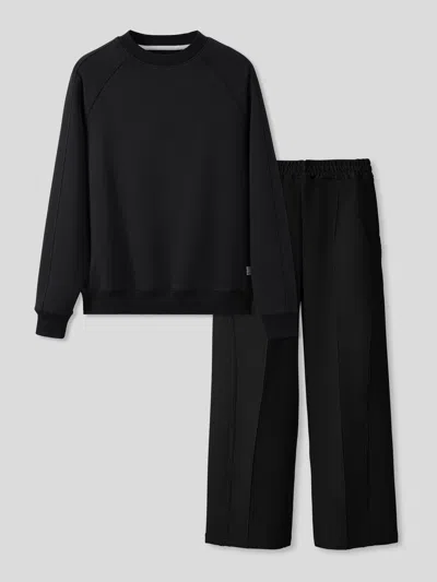 Fioboc Cozyspacer Essential Sweatshirt And Wide Leg Pants Set