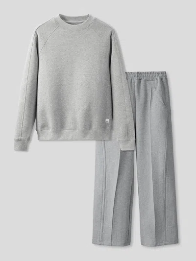 Fioboc Cozyspacer Essential Sweatshirt And Wide Leg Pants Set