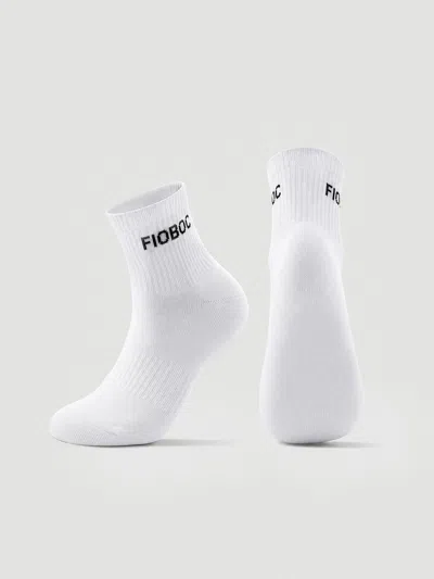 Fioboc Everyday Crew Sock In White
