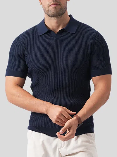 Fioboc Flexknit Active Knitted Buttonless Polo