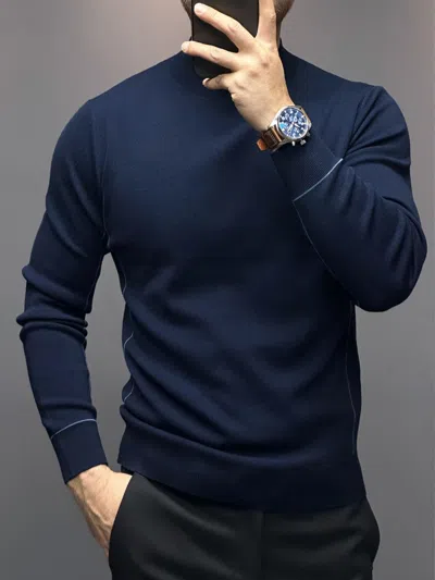 Fioboc Gentleknit Contrast Stitch Sweater