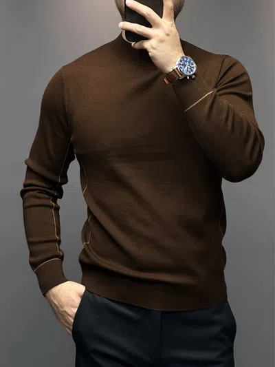 Fioboc Gentleknit Contrast Stitch Sweater