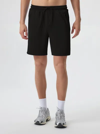 Fioboc Modal Blend Casual Short 7" In Black