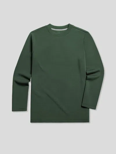 Fioboc Modal Blend Elbow Patch Long Sleeve Tee