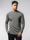 Fioboc Modal Blend Long Sleeve Tee In Gray